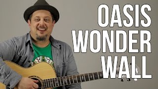 Oasis Wonderwall Guitar Lesson  Tutorial [upl. by Anerat828]