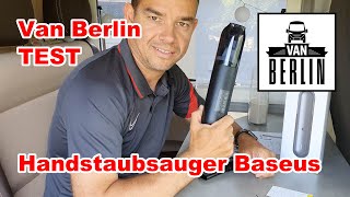 Baseus Handstaubsauger im Test  idealer kleiner Staubsauger für das Wohnmobil oder Auto  Review [upl. by Lihkin788]