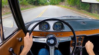 1971 Alfa Romeo 1750 Berlina  POV Test Drive by Tedward Binaural Audio [upl. by Raynard200]