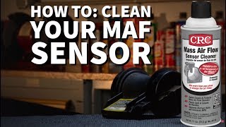 CRC Mass Air Flow MAF Sensor Cleaner Instructional Video [upl. by Nurse]