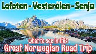 Lofoten Vesterålen and Senja  Where to go during a ROAD TRIP  Norway [upl. by Ahswat]