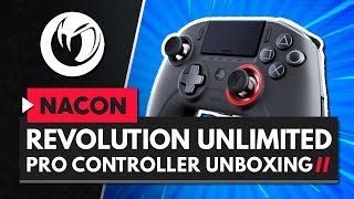 NACON Revolution Unlimited Pro PS4 Controller Unboxing amp Impressions [upl. by Suaeddaht]