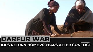 Darfur war Refugees return home 20 years after conflict began [upl. by Sebbie]