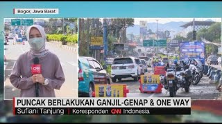 Puncak Berlakukan Ganjil Genap dan One Way [upl. by Atteirneh324]