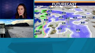 KOIN Now Midweek wintry weather [upl. by Doley]