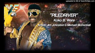 Koko B Ware 1987  quotPiledriverquot WWE Entrance Theme [upl. by Ahsem]