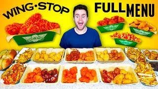 Trying Wingstops FULL MENU  Every Buffalo Wing Flavor [upl. by Salome965]