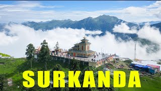 Surkanda Temple  A beautiful place near Mussoorie  Travel Bug [upl. by Zurc457]