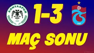 KONYASPOR TRABZONSPOR 13 MAÇ SONU GOLLER trabzonspor konyaspor [upl. by Herbst405]