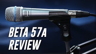 Shure Beta 57a Dynamic Mic Review  Test [upl. by Aurel307]