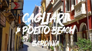 CAGLIARI amp POETTO BEACH – Sardinia 🇮🇹 Full HD [upl. by Sianna247]