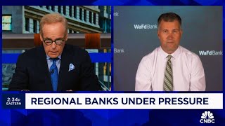 WaFd Bank CEO Brent Beardall interview on CNBC Fears in the commercial real estate are ‘overblown’ [upl. by Reg]