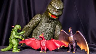 Shogun Rodan by Super7 Review Plus the Vintage Rodan and Godzilla from Mattel [upl. by Pasia626]