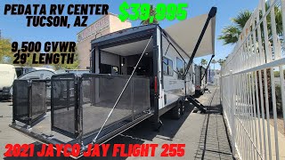 SOLD 2021 Jayco Jay Flight Octane 255 Video Walkthrough 9500 lb GVWR 29 LONG FOR 39995 [upl. by Aimahs]