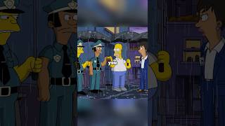 Homer Risks His Life to Help the Police 😱👮‍♂️simpsons shorts [upl. by Geraldina45]