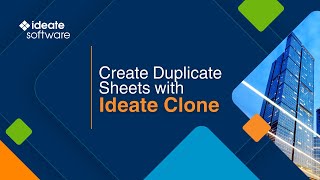 Create Duplicate Sheets in Revit with Ideate Clone [upl. by Yentrok308]