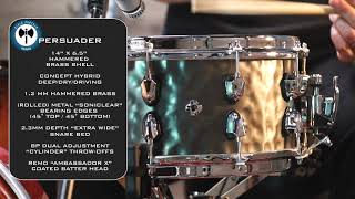 Mapex Black Panther Persuader Snare  Product Overview [upl. by Tur]