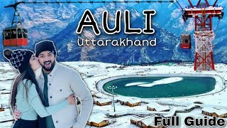 Auli Tourist Places🔥😘  Auli Tour Budget  Auli Travel Guide In Winters  Snow In Auli Uttarakhand [upl. by Bram157]