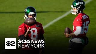 Jets practice before London showdown with Vikings [upl. by Eissirhc]