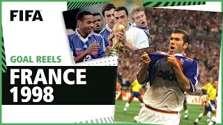 🇫🇷 All of Frances 1998 World Cup Goals  Henry Zidane amp more [upl. by Kappenne]