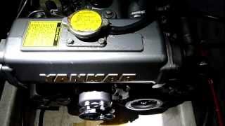 Yanmar 4JMTE Boat Diesel Engine start [upl. by Ibrek933]