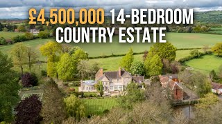 £45 Million Country Estate with 33 Acres and 14 Bedrooms  Property Tour [upl. by Ariew35]