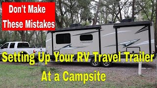 RV Setup amp Breakdown for Newbies with 👍 List [upl. by Arondel]