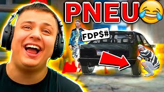 ROUBAND0 PNEUS no GTA RP Paulinho o LOKO [upl. by Refanej]