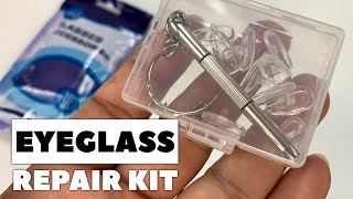 Cheap Eyeglasses Repair Kit Unboxing [upl. by Einnahc]