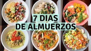 7 DIAS DE ALMUERZOS SALUDABLES  Michela Perleche [upl. by Hube]