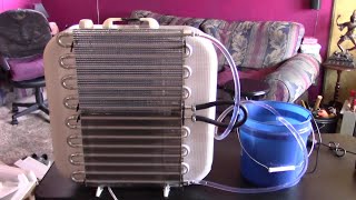 DIY Air Cooler Homemade Air Cooler with AC quotlikequot feel extended semiuncut version Box Fan conv [upl. by Idisahc]