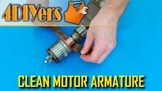 DIY How to Clean the Commutator of an Armature [upl. by Burrows]