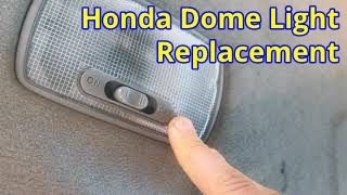 Honda Interior Light Replacement [upl. by Brass]