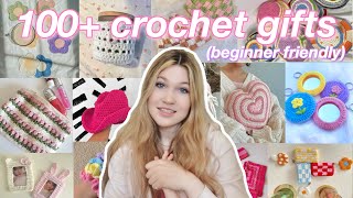 100 CROCHET GIFT IDEAS beginner friendly [upl. by Gottuard]