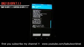 Samsung J510FN 711 Root 100 Success TWRPSuperSU Free Download [upl. by Melantha]