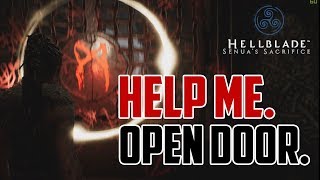 Hellblade Senuas Sacrifice  First Puzzle Solution How to Open First Door [upl. by Capriola926]