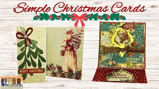 Clear Scraps Simple Christmas Cards [upl. by Valdis854]