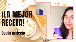 Como hacer DESODORANTE NATURAL CASERO ZERO WASTE ingredientes fáciles DIY [upl. by Aara]