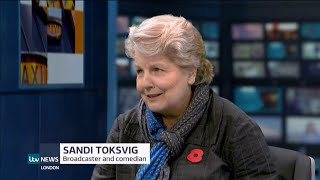 Sandi Toksvig interview this day UK 11Nov2024 [upl. by Delainey]