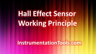 Hall Effect Sensor Working Principle [upl. by Annodam899]