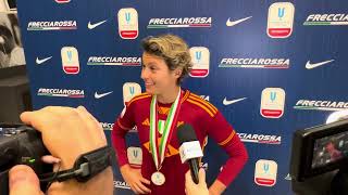 Roma Campione Valentina Giacinti  Coppa Italia [upl. by Kciredec]