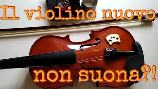 Il violino nuovo  Come montare il ponticello  Come tendere larchetto [upl. by Debor]