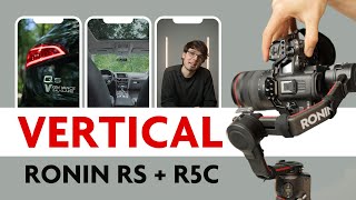 What the DJI RS3 should have looked like  Vertical shooting with Canon R5C [upl. by Amre]