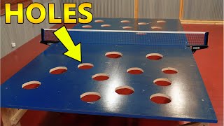 Ping Pong Table Full Of Holes [upl. by Hgielrebma]