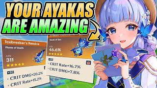 I Found The STRONGEST Ayaka Builds in Genshin Impact [upl. by Astri]