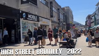 HIGH STREET Bromley 2022 Walking Through [upl. by Patman814]