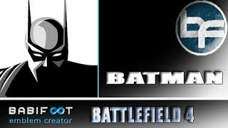 BattleField 4 Emblem  Batman Read the description [upl. by Ennaej]