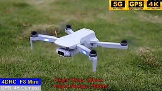 4DRC F8 GPS 4K Long Range Brushless Mini Drone – Just Released [upl. by Curson]