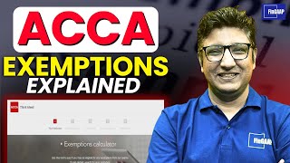 Exemptions in ACCA Explained  Exemptions for CAACCABComCPACMA AldineHO FinGAAPbyAldineCA [upl. by Sicard]