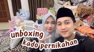 Unboxing Kado Pernikahan 😍🙌🏻 Baba M Yusuf Al Lampungi amp Nida Fauziah [upl. by Eizzil]